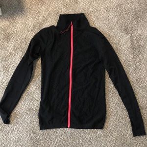 Fabletics Zip Up Black Jacket